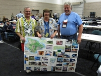 Grand Prize Winner - Greg Lenaghan -- He&#39;s going to Hawaii (Pete and Claudia Vann [left], Greg [right])